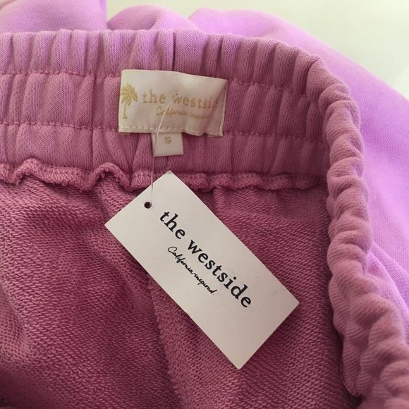 The Westside Women Purple Light Color Flared Leg Casual g28 - Picture 7 of 10